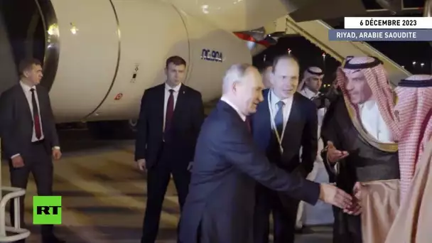 🇷🇺🇸🇦Arabie Saoudite : des représentants saoudiens accueillent Vladimir Poutine à l'aéroport de Riyad