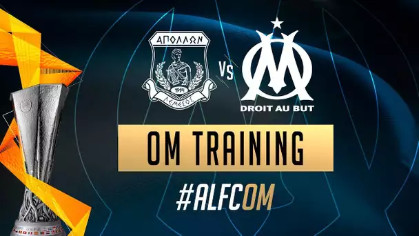 L'entrainement des Olympiens à la veille du match l'Apollon Limassol