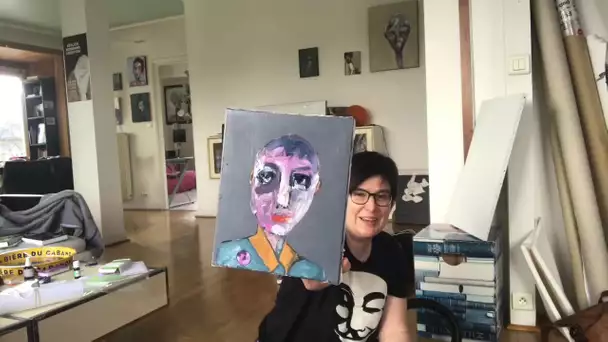 Alissa Thor : le confinement vu par une artiste peintre normande