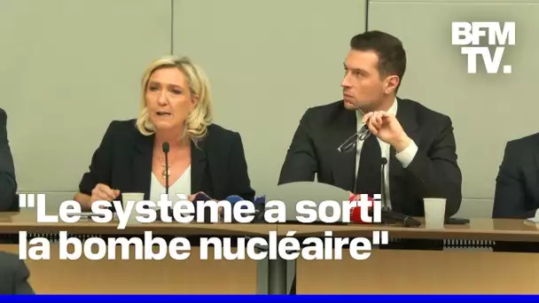 Marine Le Pen condamnée: sa prise de parole en réunion de groupe du RN en intégralité