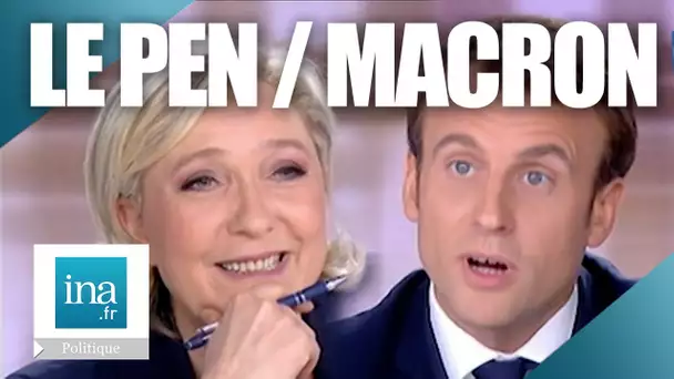2017 : Le débat virulent entre Marine Le Pen et Emmanuel Macron | Archive INA