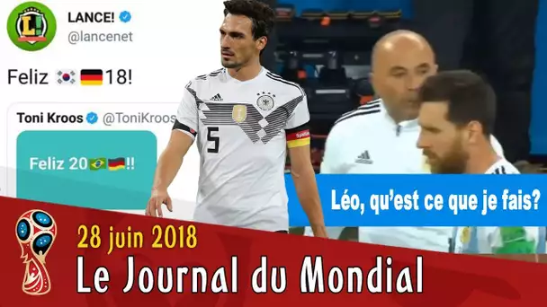 Le BRÉSIL chambre l'ALLEMAGNE, SAMPAOLI demande conseil à MESSI. Le Journal du Mondial