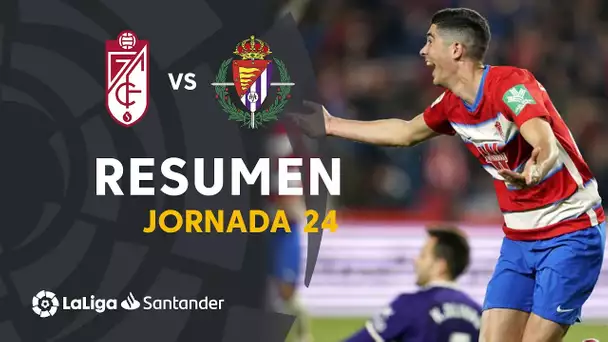 Resumen de Granada CF vs Real Valladolid (2-1)