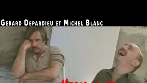 GERARD DEPARDIEU & MICHEL BLANC: sur le tournage de "Merci la vie" VI