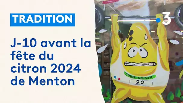 90ᵉ fête du citron de Menton : les commerçants et la ville peaufinent les derniers détails