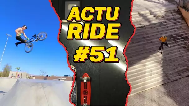 ACTU RIDE #51 : Snoop Dog devient trottirider ? Il affronte Lyon 25 ! Triple Baclfkip en BMX !