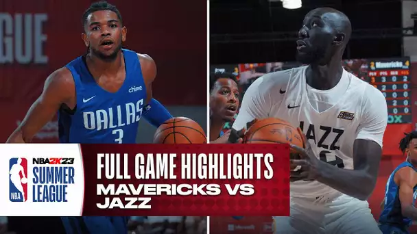 MAVERICKS vs JAZZ | NBA SUMMER LEAGUE | FULL GAME HIGHLIGHTS