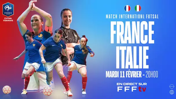 Futsal Féminin : France-Italie en direct !