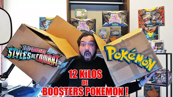 OUVERTURE DE 12 KILOS DE COLIS DE BOOSTER POKEMON & COFFRETS POKEMON !