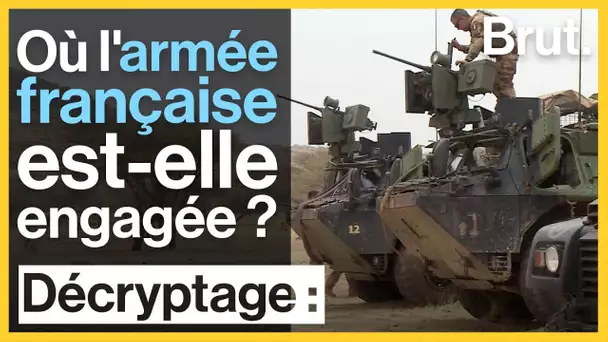 Où l'armée française est-elle engagée dans le monde ?