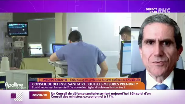 Amouyel : "100 000 cas quotidiens, c'est 500 000 cas contacts"