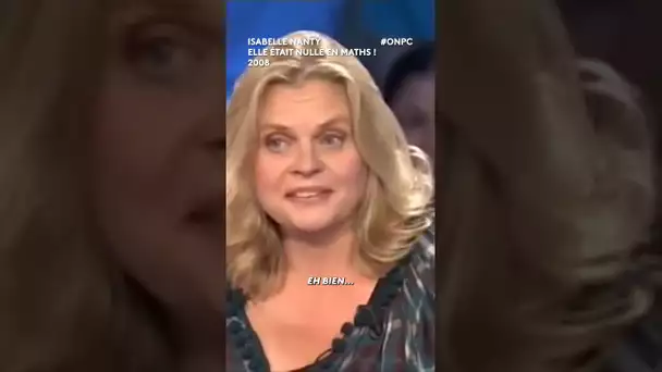 Isabelle Nanty : elle était nulle en maths !
