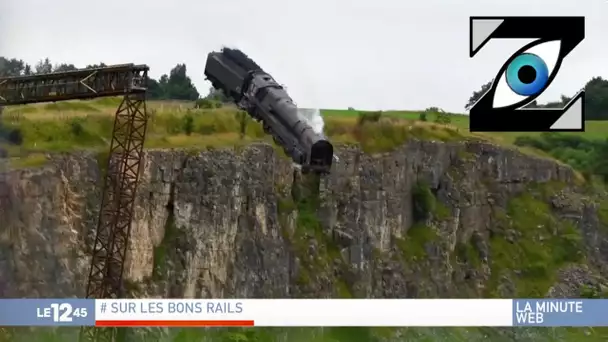 [Zap Télé] Une locomotive jetée dans le vide pour le tournage de Mission Impossible 7 ! (25/08/21)