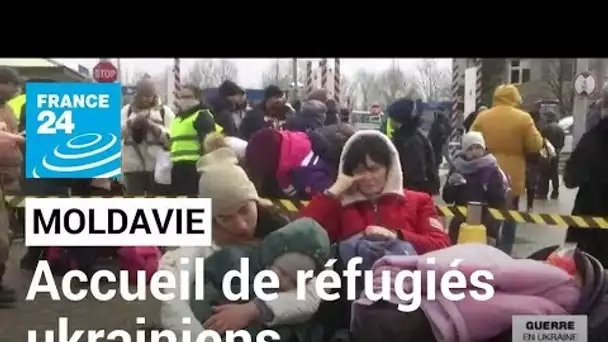 Les réfugiés ukrainiens défilent à la frontière avec la Moldavie • FRANCE 24