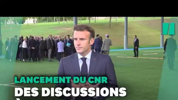 "Les absents ont toujours tort" : Emmanuel Macron lance le début du CNR