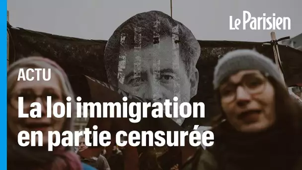 Un tiers de la loi immigration censuré par le Conseil constitutionnel