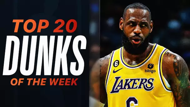 NBA's Top 20 Dunks of Week 12 | 2022-23 Season