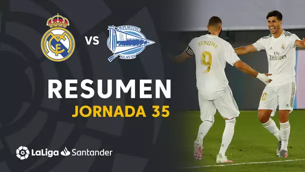 Resumen de Real Madrid vs Deportivo Alavés (2-0)
