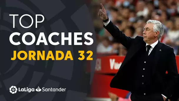 LaLiga Coaches Jornada 32: Simeone, Ancelotti & Coudet