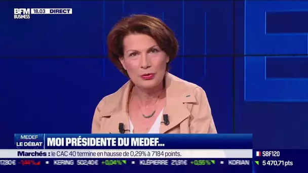 Présidence du Medef: le "moi Présidente" de Dominique Carlac'h