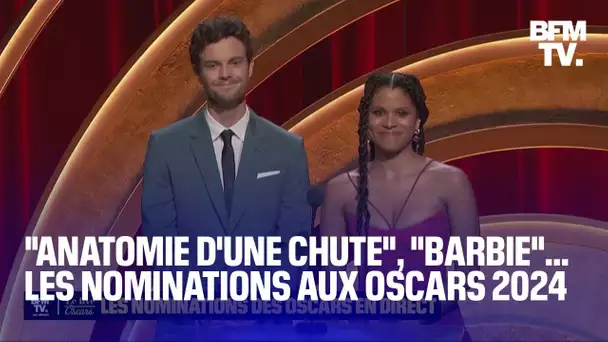 "Anatomie d'une chute", "Barbie", "Oppenheimer"... Découvrez les nominations aux Oscars 2024