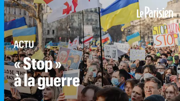 Paris, Londres, Lisbonne... des milliers d’Européens rassemblés contre la guerre en Ukraine