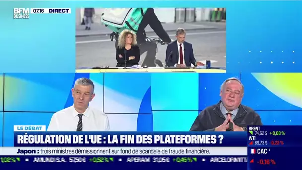 Nicolas Doze face à Jean-Marc Daniel : Régulation de l'UE, la fin des plateformes ?