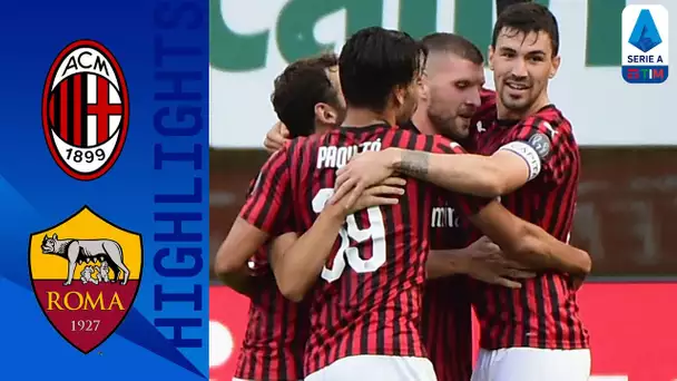 Milan 2-0 Roma | Rebic e Calhanoglu, il Diavolo stende la Lupa | Serie A TIM