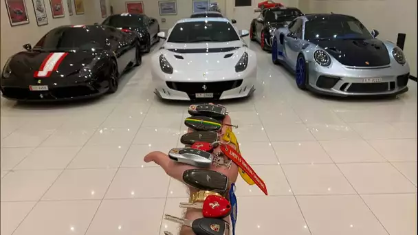 MON POTE A LA PLUS GROSSE COLLECTION DE SUPERCARS DE DUBAÏ 😱😨 !! (PLUS DE 100 VOITURES)