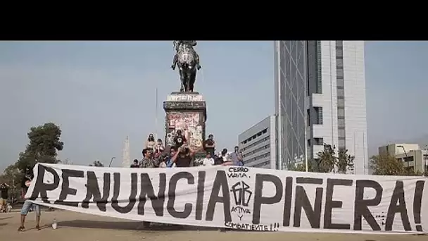 No Comment : des affrontements entre manifestants et policiers à Santiago au Chili