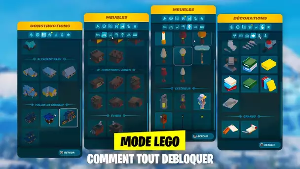 COMMENT TOUT DEBLOQUER DANS LE MODE LEGO FORTNITE !