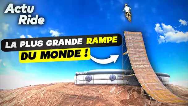 La plus grande rampe du monde ! Les bleus qui dominent le motocross mondial !