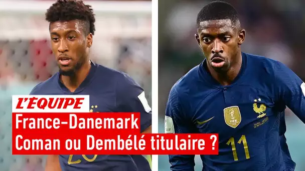 Dembélé ou Coman : Qui doit être titulaire pour France-Danemark ?