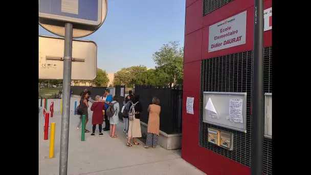 Blocage de l'école Didier Daurat à la Reynerie