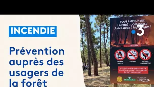 Incendie en forêt : la prévention pour sensibiliser la population