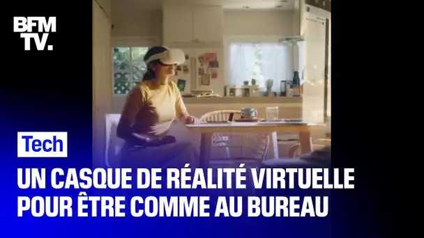 Ce casque de réalité virtuelle vous permet de vous immerger dans votre bureau