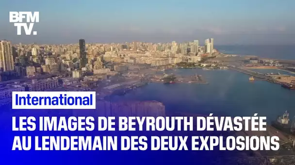 Les images de Beyrouth dévastée au lendemain des deux immenses explosions