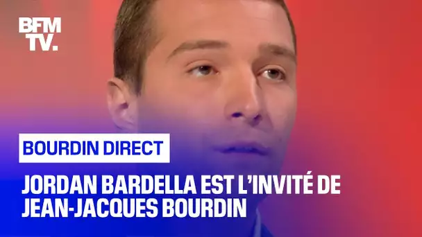 Jordan Bardella face à Jean-Jacques Bourdin en direct