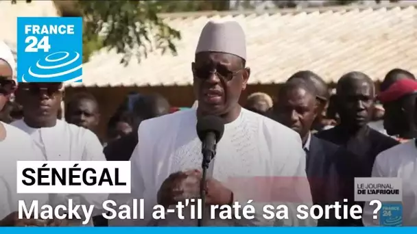 Sénégal : Macky Sall a mis en garde contre les déclarations prématurées de victoire