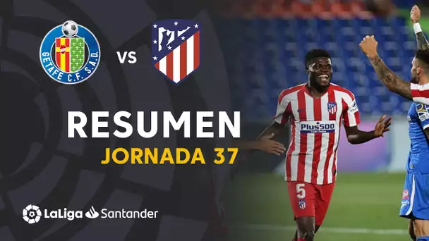 Resumen de Getafe CF vs Atlético de Madrid (0-2)
