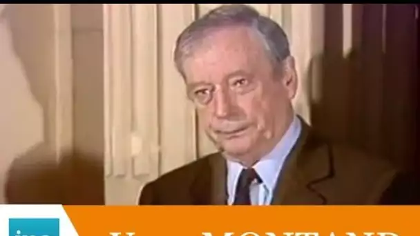 Yves Montand soutient la politique de Jack Lang - Archive INA