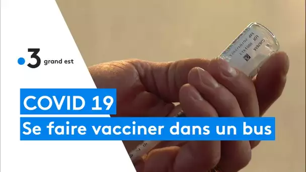 Un autobus circule en Moselle pour vacciner contre le covid19