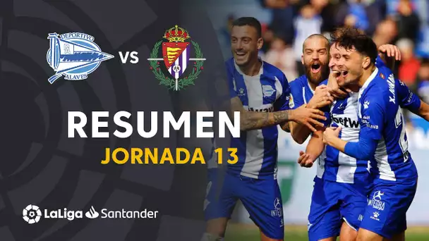 Resumen de Deportivo Alavés vs Real Valladolid (3-0)