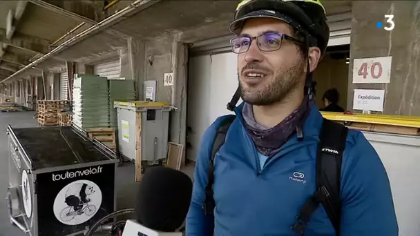 Grenoble : une société coopérative livre à vélo jusqu'à 300 kg de marchandises