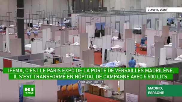 Espagne : un palais des congrès transformé en hôpital de campagne à Madrid