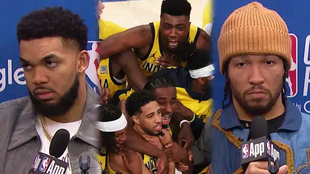 "A Lot Of Basketball Left To Be Played" Jalen Brunson & Karl-Anthony Towns After GM 1 | May 21, 2025