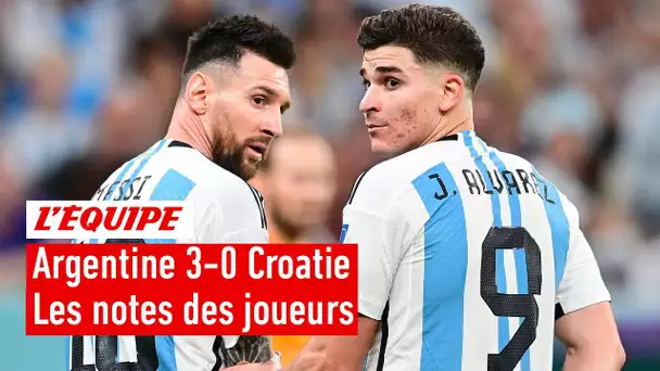 Argentine 3-0 Croatie : Les notes des joueurs