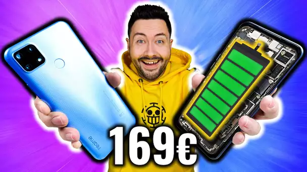 Un Smartphone à 169€ avec une Batterie Monstrueuse !