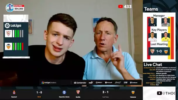 LaLiga Casters in English - Join us for Sevilla FC v Valencia CF with Thogden! ⚽🙌