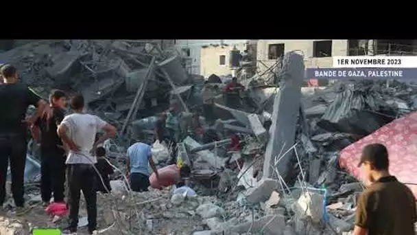 Gaza : après les frappes israéliennes sur Jabaliya, la recherche de survivants se poursuit